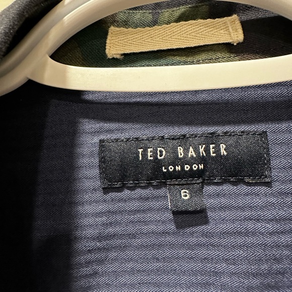 TED BAKER LONDON Fielder Camo Button Down Long Sleeve Shirt 6 - Picture 2 of 10